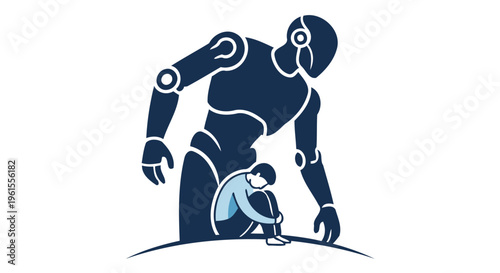 AI Replacing Human Shadow-01.eps