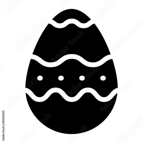 Easter Egg Solid Icon
