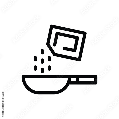 seasoning outline icon vector design good for web or mobile app