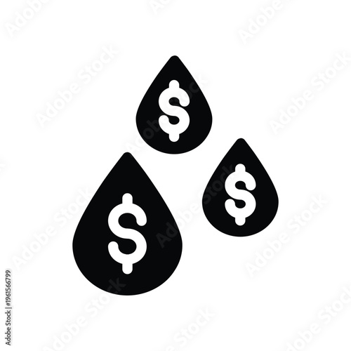 petrodollar solid icon vector design good for web or mobile app