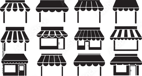 Various Awning Styles and Designs for Buildings and Stores