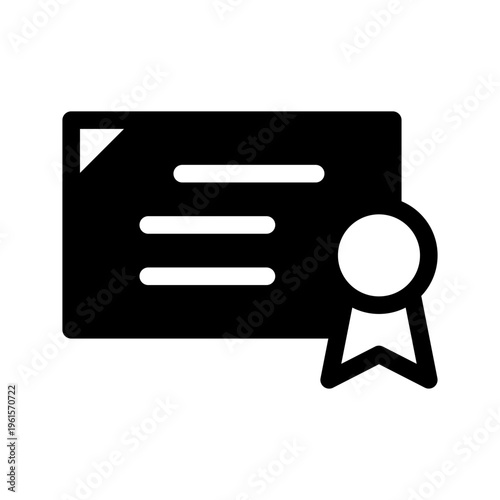 Certified Icon Vector Symbol Design Illustration