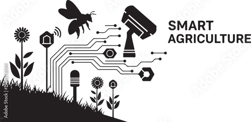 Smart Agriculture Technology and Innovation Concept