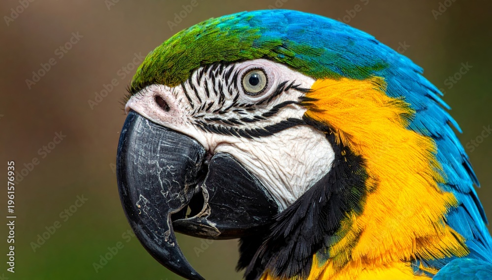 Fototapeta premium close up of a parrot face