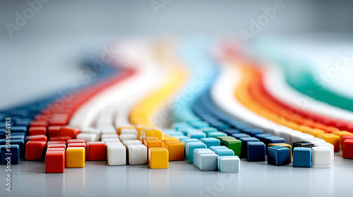 Colorful Pathways: An array...