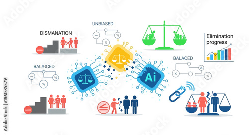 Balanced artificial intelligence systems enable unbiased elimination process for hazardous data discrimination