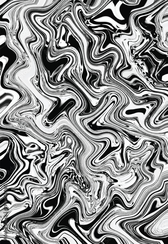 Obraz premium Black and white grunge abstract background. Grungy frame. Vector illustration 