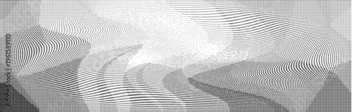 Grunge halftone dots pattern texture background. Low poly design
