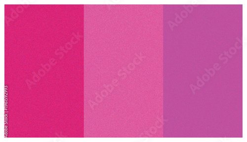 A vibrant digital background featuring three vertical panels of textured pink and purple glitter