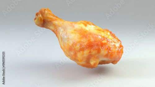 Golden Fried Chicken Thigh with Appetizing Texture