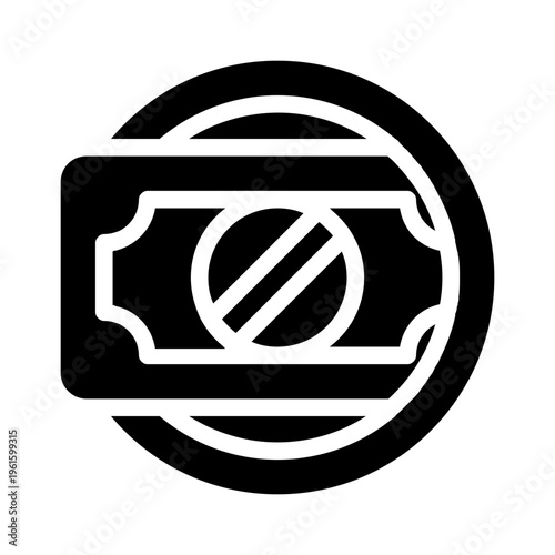 Prohibition concept for finance themes. Perfect for illustrating financial restrictions, government regulations, or restrictions on moneyrelated activities.
