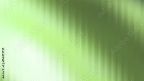 Soft green ribbed glass background with subtle light gradients and vertical lines creating a calming abstract texture