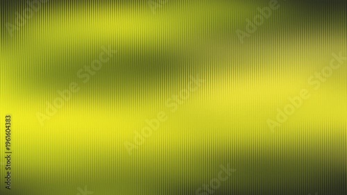 Vibrant abstract yellow green gradient background with vertical ribbed texture subtle light flares and soft focus