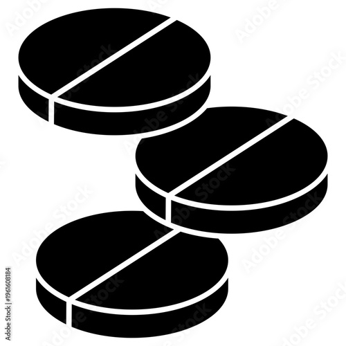 Pills Drug stacked icon