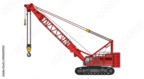 Red Crane Heavy Machinery Equipment 1.