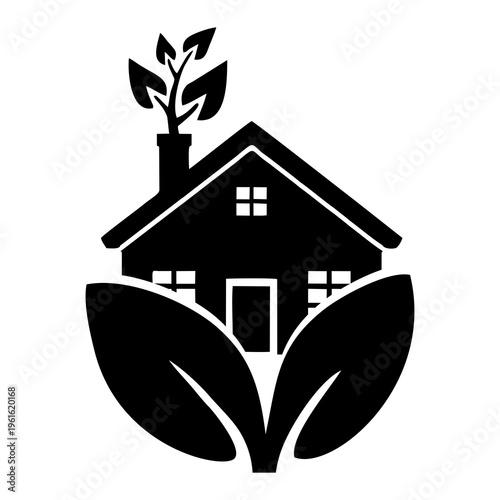 HOUSE AND LEAF LOGO