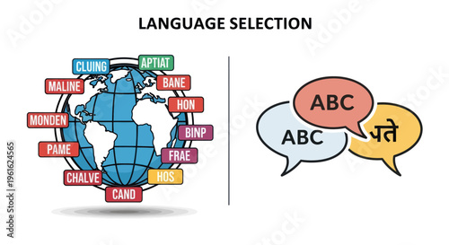 Global Language Selection and Communication Concept