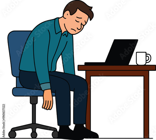 business man working on laptop