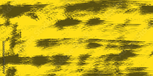 Abstract Yellow and Olive Green Grunge Texture Background