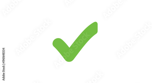 A green check mark symbol