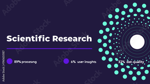 Abstract blue technology background featuring a digital vector pattern with circles and light lines for web communication and business interface design