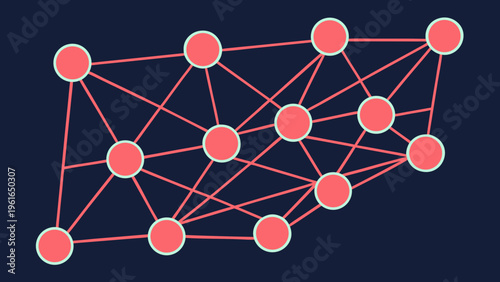 A 3d illustration of a global social network concept showing people and business teams linked through a digital technology sphere to connect a worldwide communication community