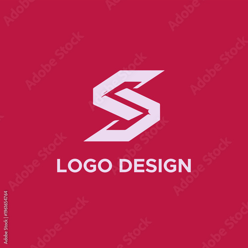 Alphabet logo design flat vector template
