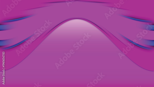 Abstract pink purple gradient wave background with smooth flowing curves and modern 
