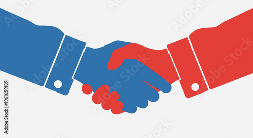 Professional business handshake between two individuals symbolizing agreement, partnership, and successful collaboration, a deal sealed in solidarity