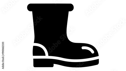 Rubber boots icon