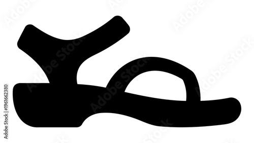 Yoga sandals icon isolated on white background