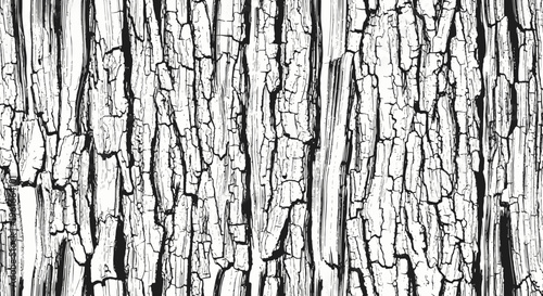 Cracked White Wood Texture Background, Rustic Weathered Surface