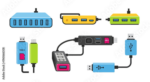 Collection of VR headset and controller icons