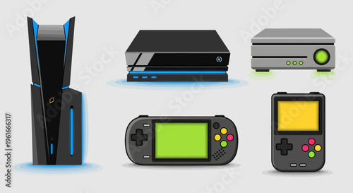 Set of cute cartoon leaves with happy faces, vector illustration.