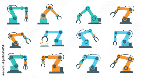 Collection of modern aerial photography drones with cameras.