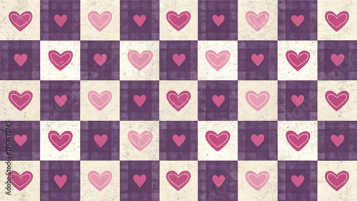 Seamless pattern buffalo plaid checkered design background 