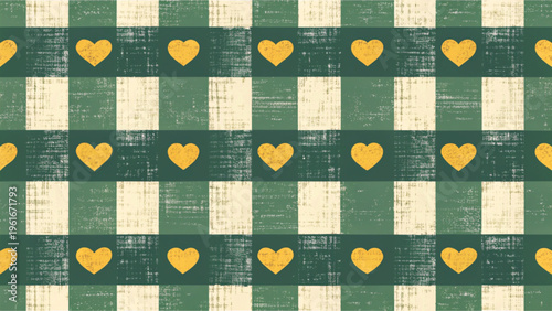 Seamless pattern buffalo plaid checkered design background 