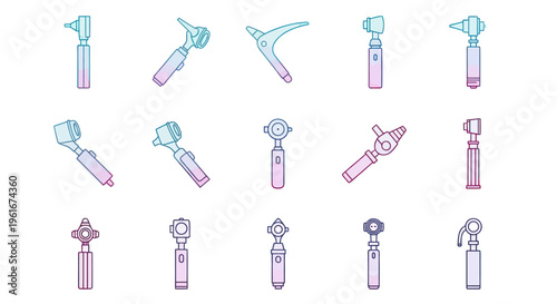 Medical Otoscope Collection: Diagnostic Tools for Ear Examination