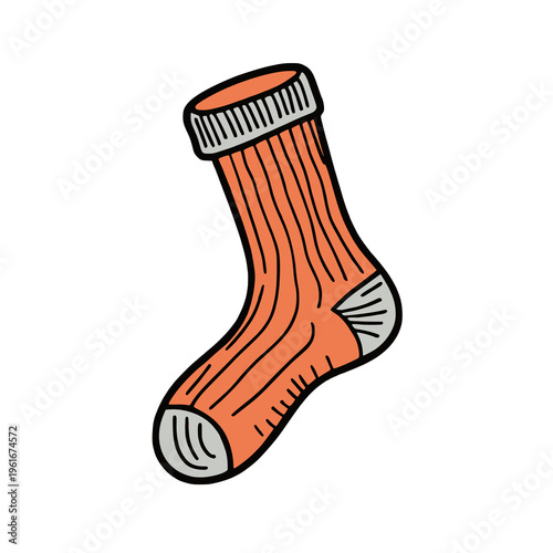 illustration of socks cartoon