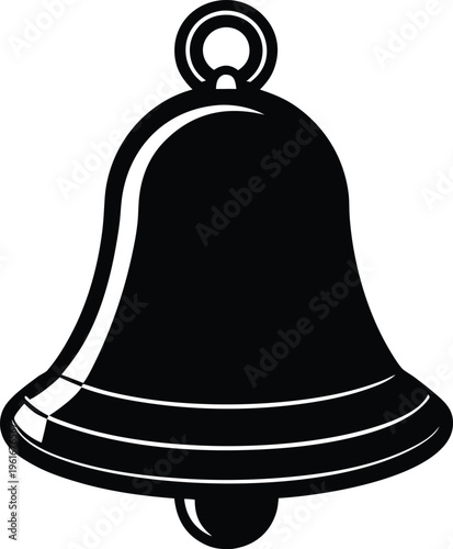 vector illustration of a bell