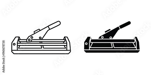Comparison of a manual and an electric carpet trimming tool