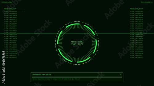System Memory Dump Analysis with Data Compression and Global Server Transfer Status.