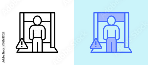 Security Control whitegreen icon