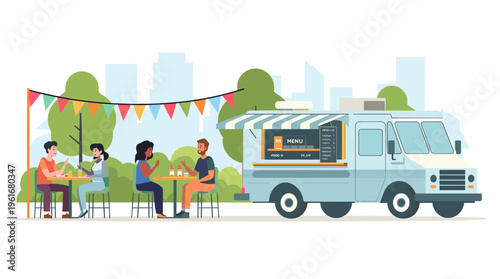 A clean, modern illustration of office furniture evokes a sense of efficiency and simplicity. Ideal for illustrating workplace concepts, articles abou