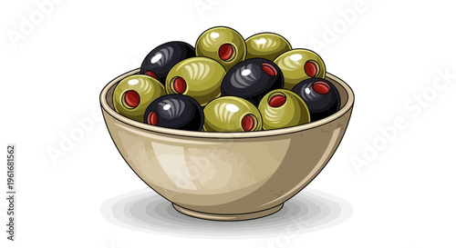 Bowl of Mixed Olives