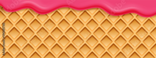 Sweet bakery wafer biscuit texture with crispy layers and soft cream filling, ideal for dessert-themed graphics and wallpaper designs, wafer biscuit texture