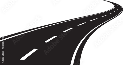 asphalt road stretching into the distance