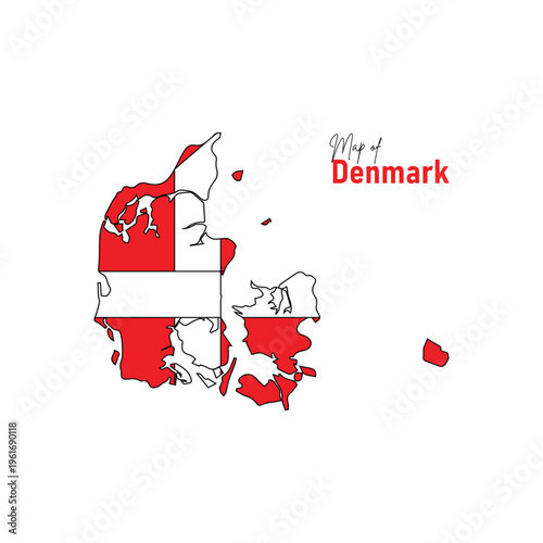 Denmark country map