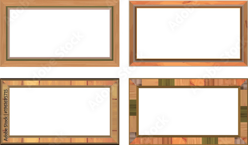 木材のフレーム額縁