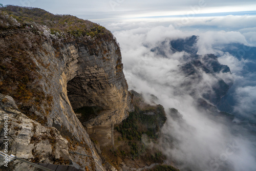 Scenery of Tianmen Mountain, Zhangjiajie, Hunan Province, China